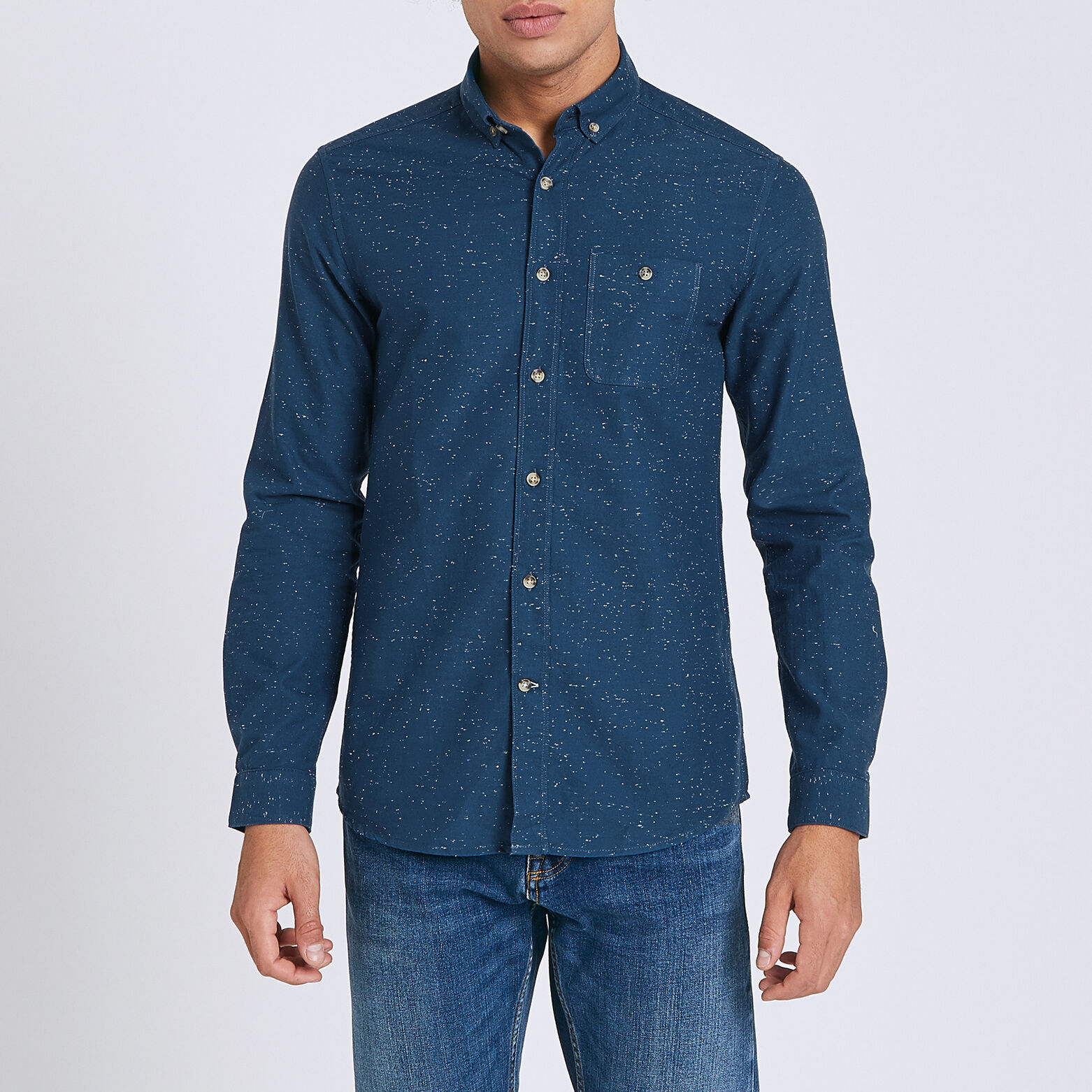 Chemise Slim à coudières