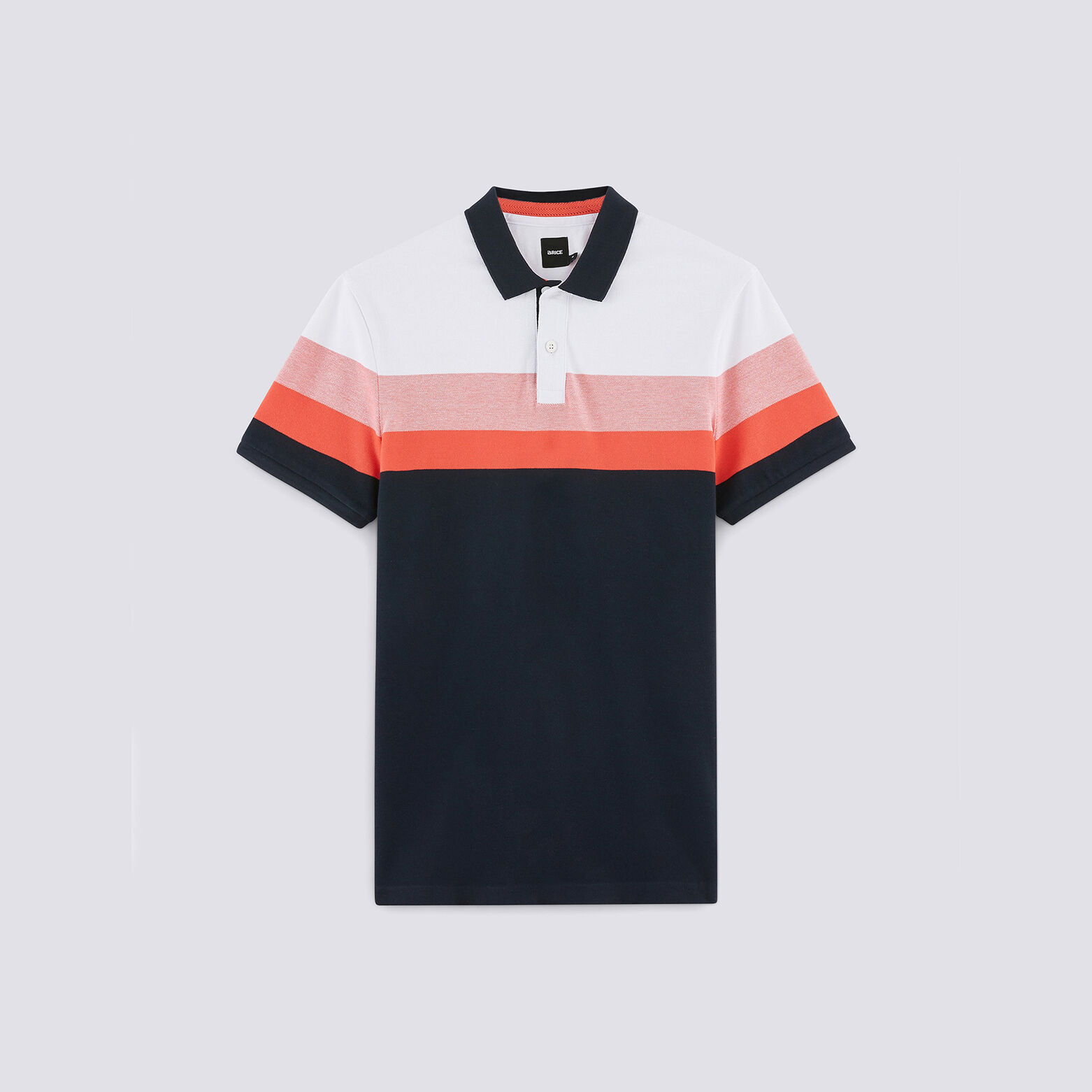 Polo manche courte tricolore