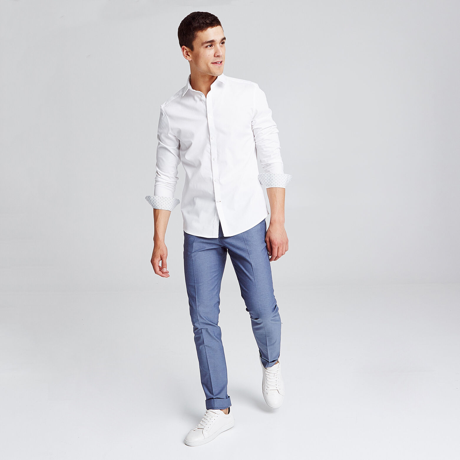 Chemise coupe Regular armurée