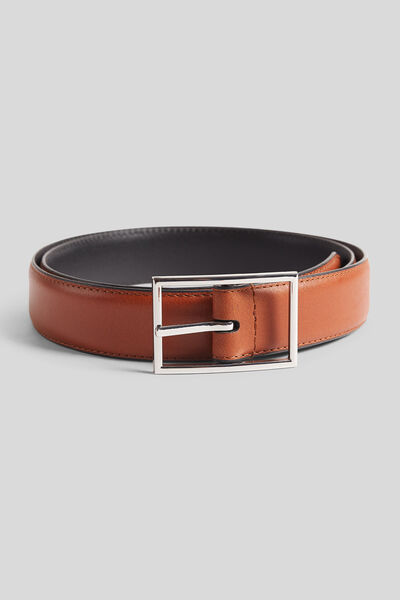 Ceinture cuir et métal