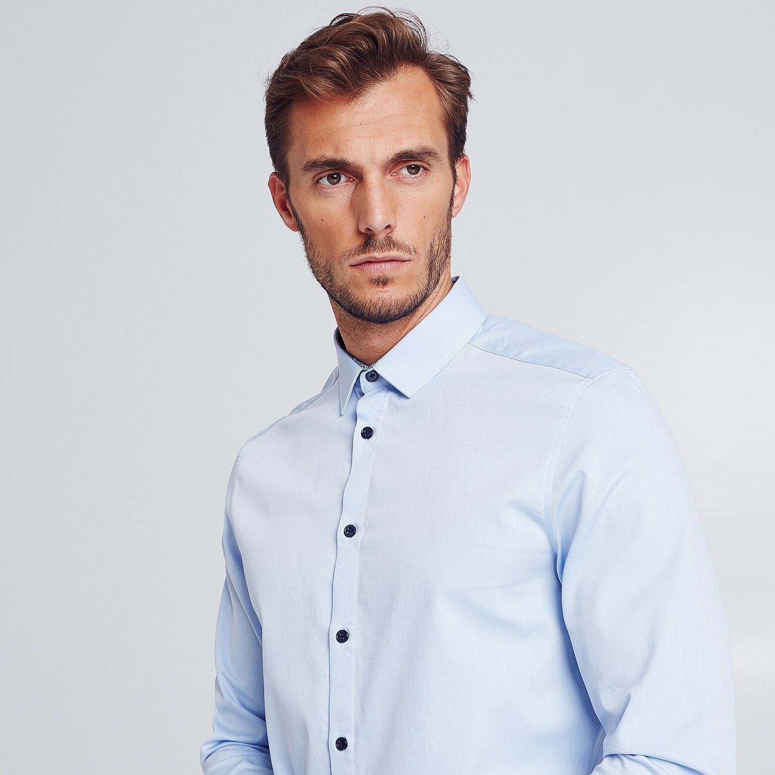 Chemise coupe Regular armurée