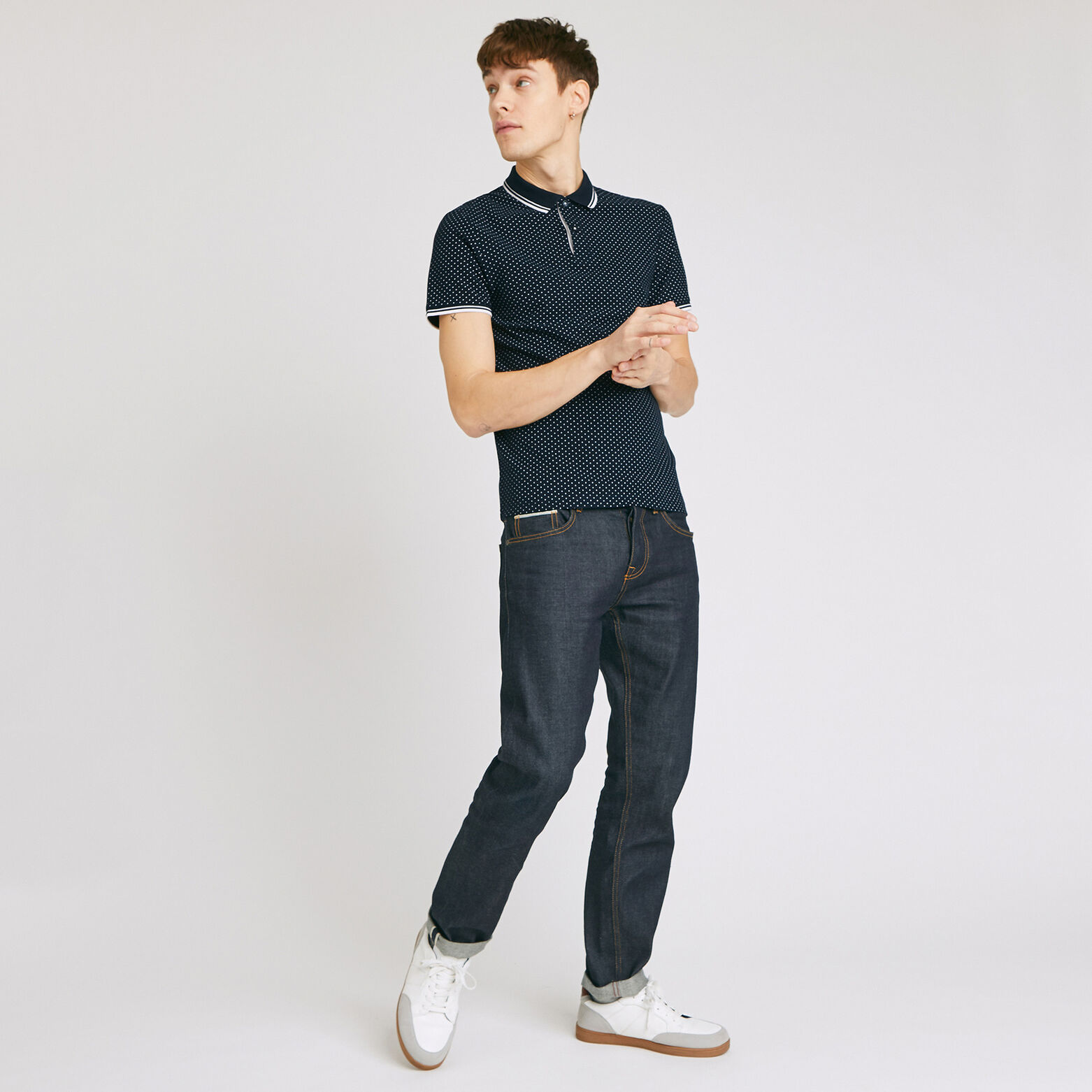 Polo manches courtes "in progress"