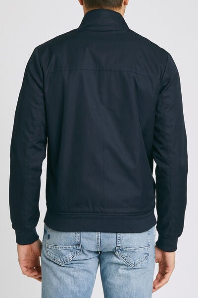 Blouson zippé léger col montant