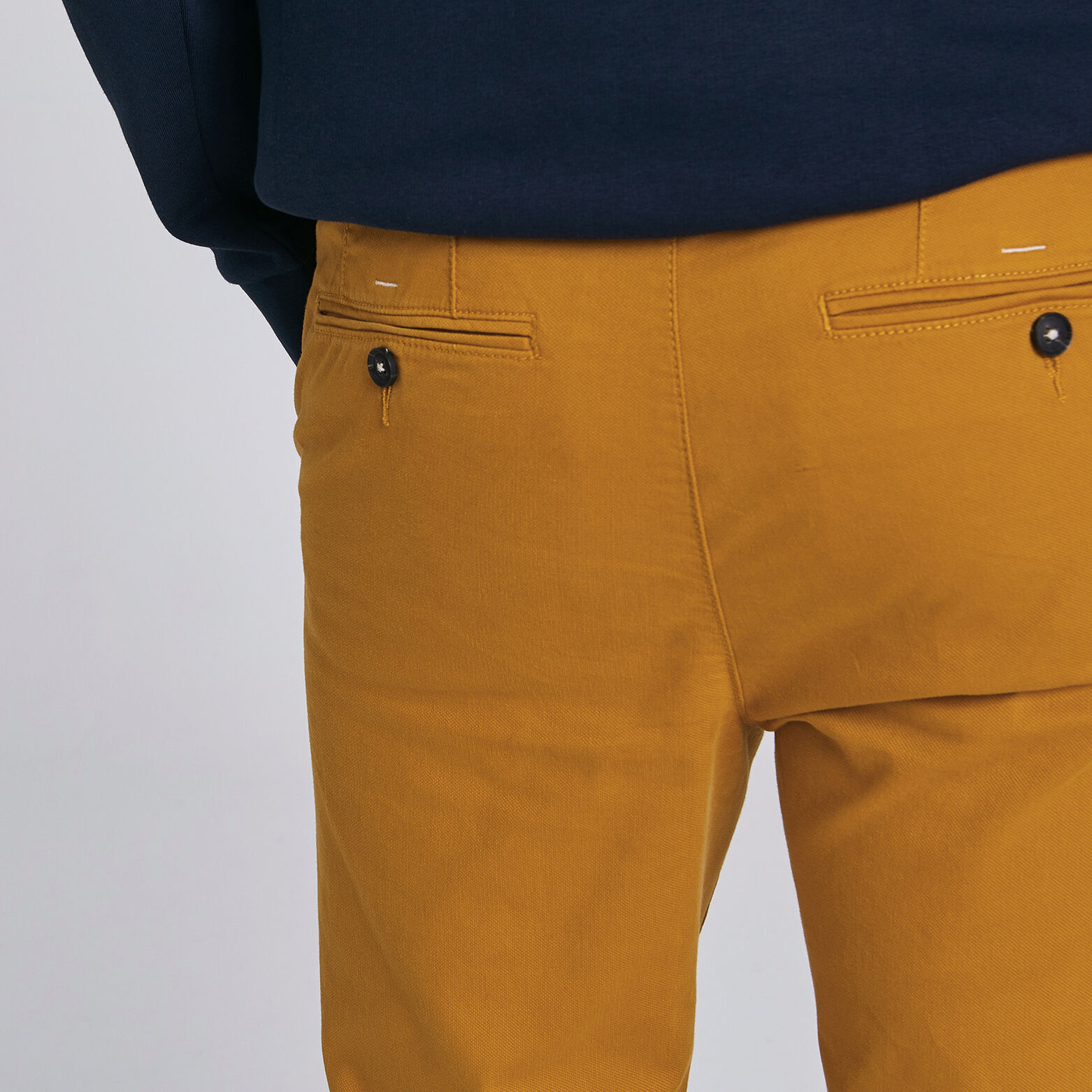 Pantalon chino droit canvas