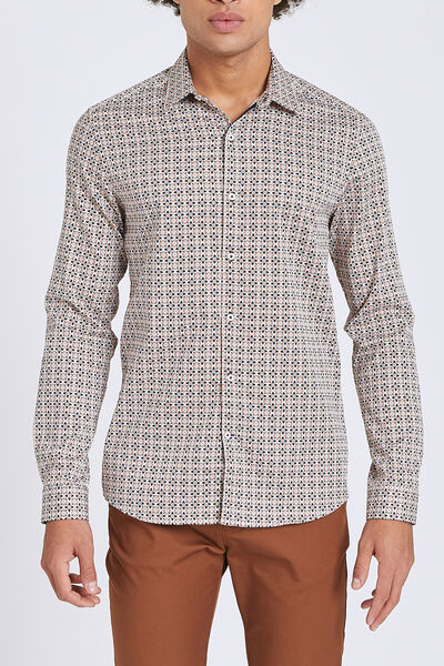 Chemise imprimée coupe slim