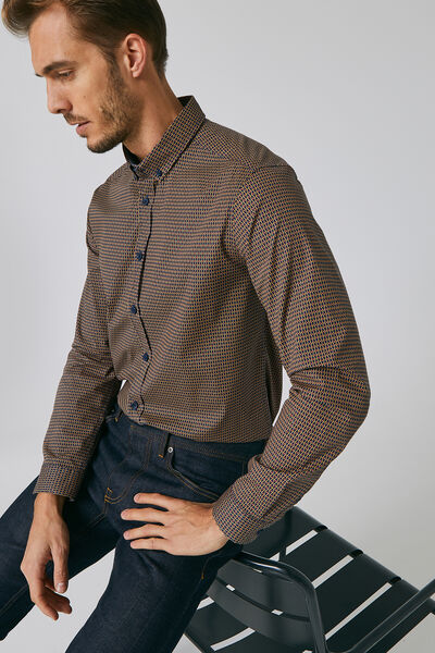 Chemise imprimée slim