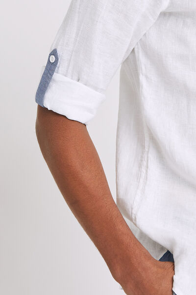 Chemise regular lin