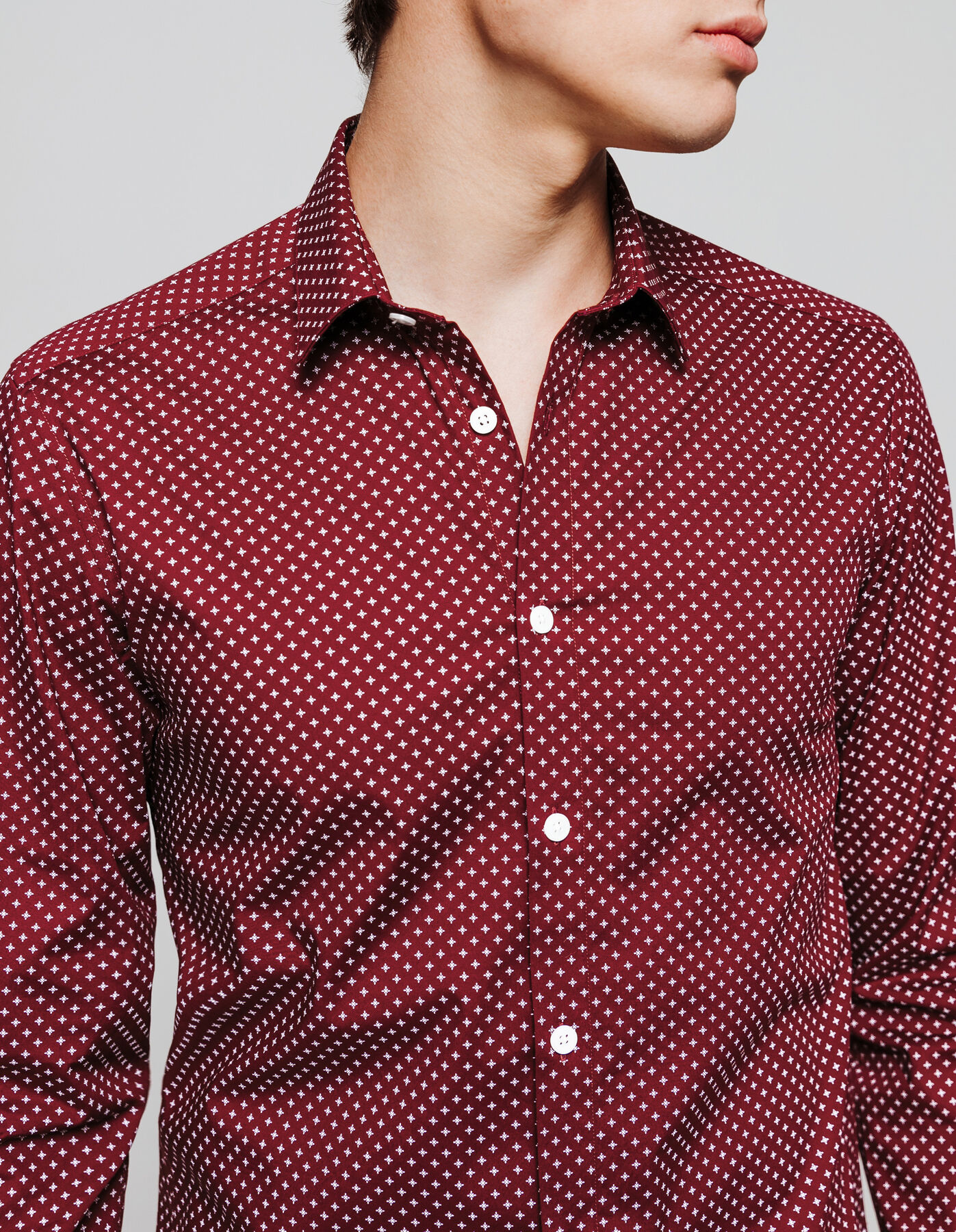 Chemise slim imprimée