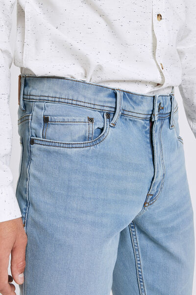 Jean slim Tom 4 longueurs délavé