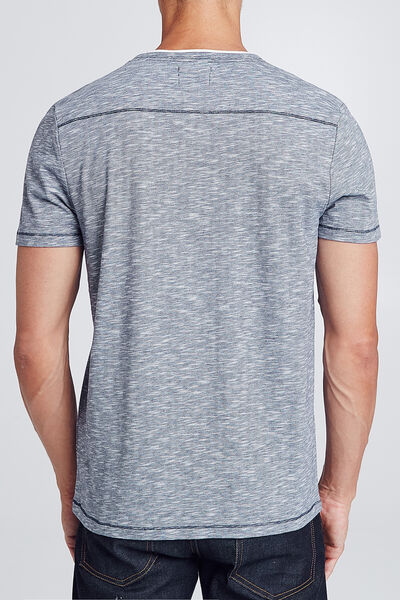T-shirt col tunisiennn