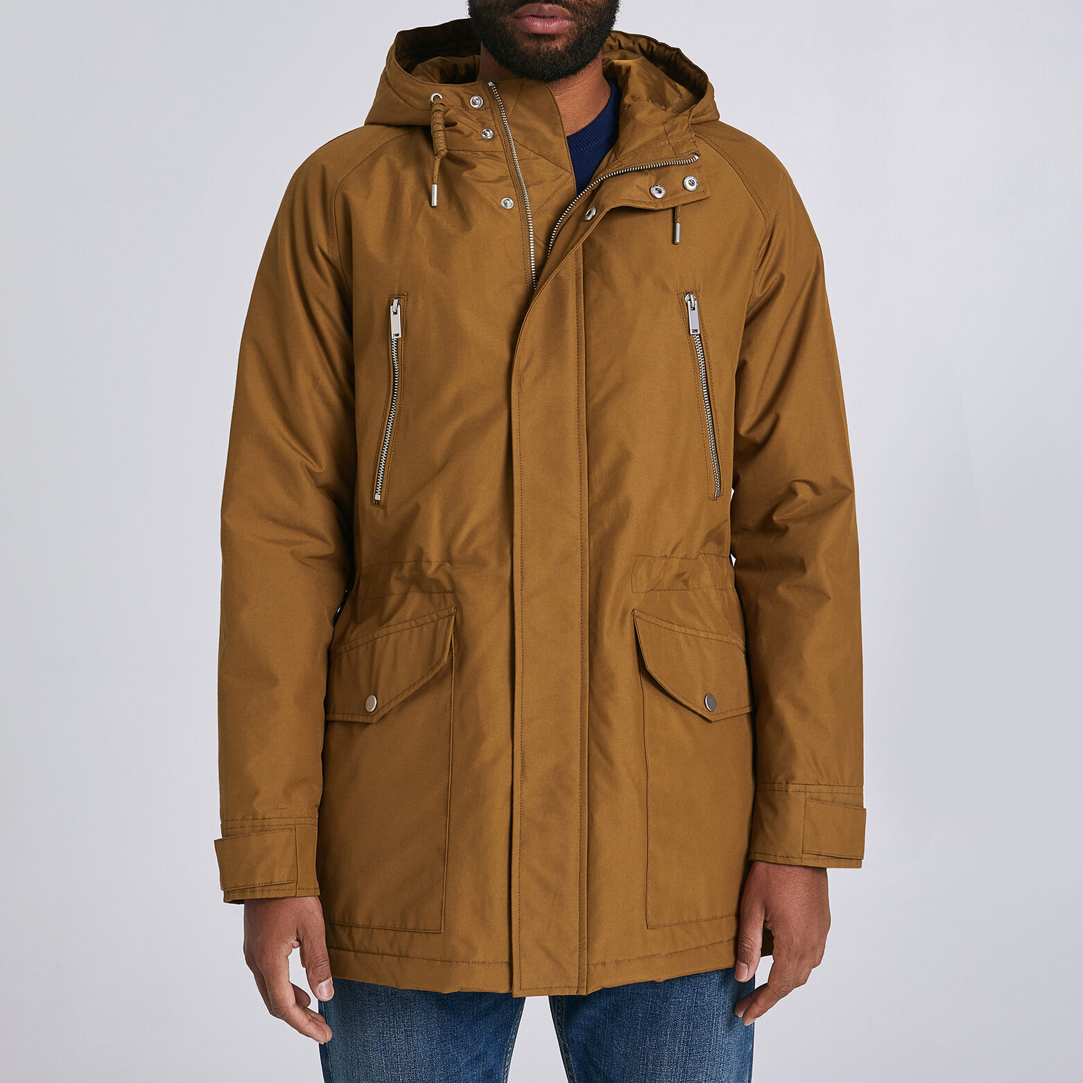 Parka légère à capuche