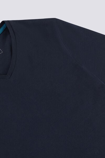 Tee-shirt uni col V slim