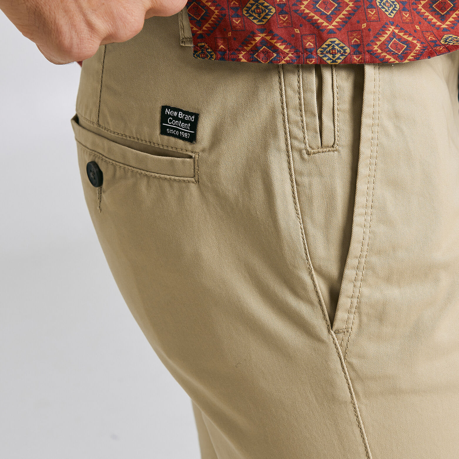 Pantalon chino slim sasha