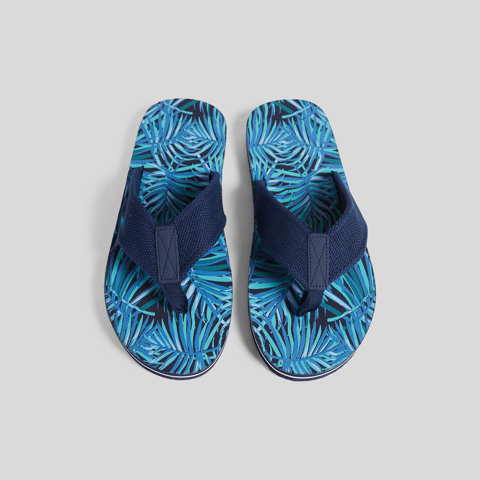 Tongs homme en tissu