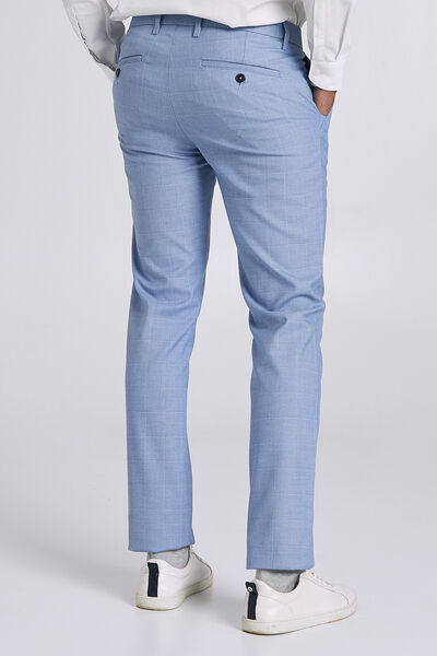 Pantalon chino à carreaux