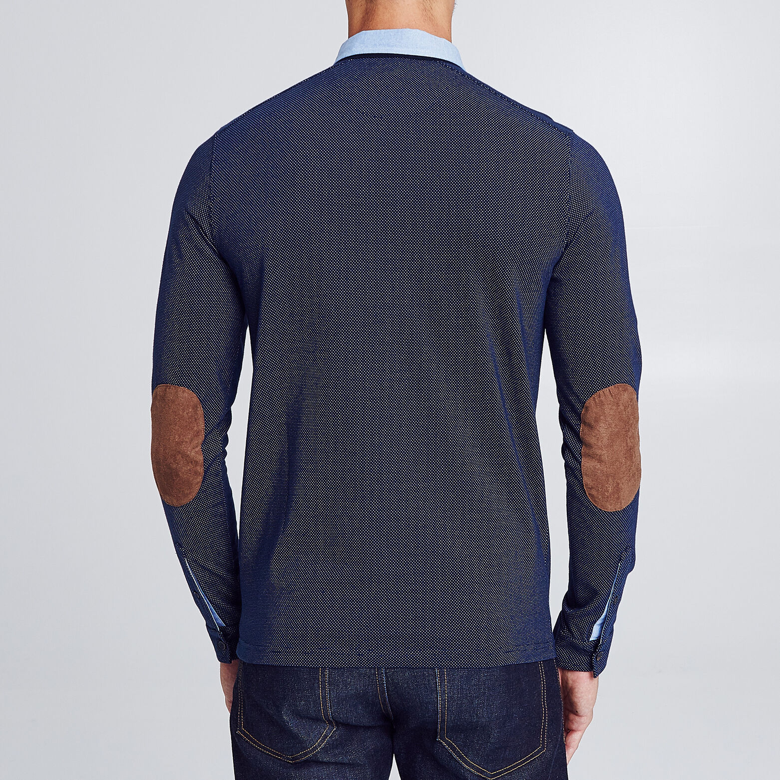 Polo manche longue col chemise