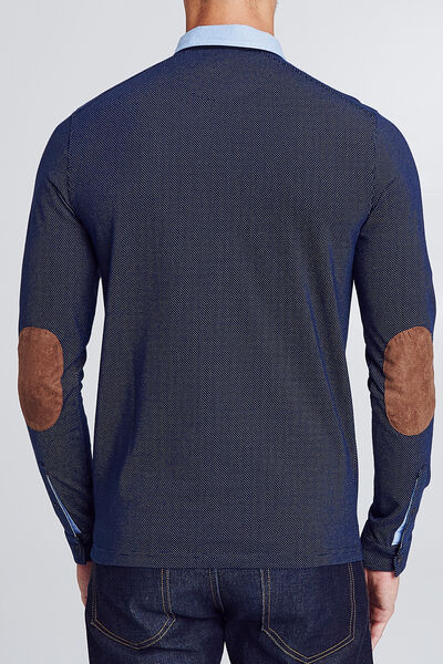 Polo manche longue col chemise