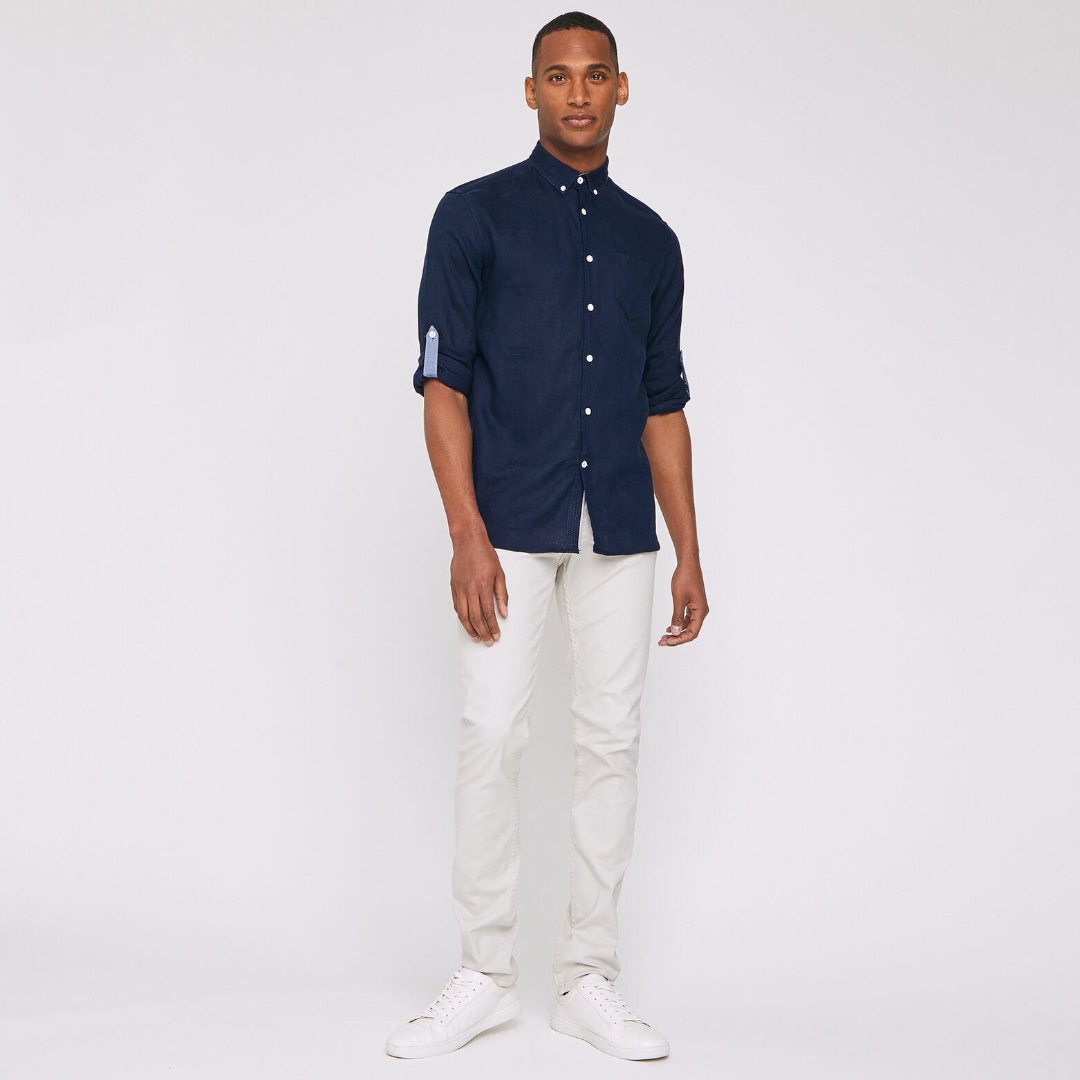 Chemise regular lin