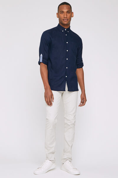 Chemise regular lin