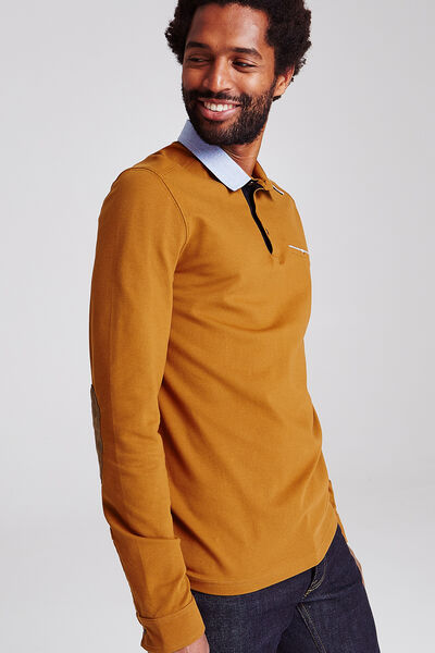 Polo manche longue col chemise