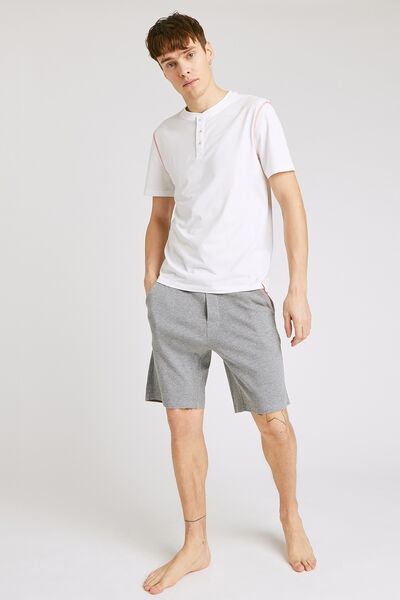 Tee shirt pyjama col tunisien