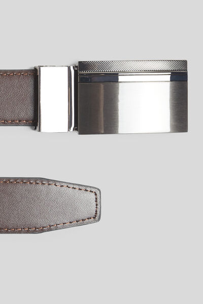 Ceinture en cuir et métal