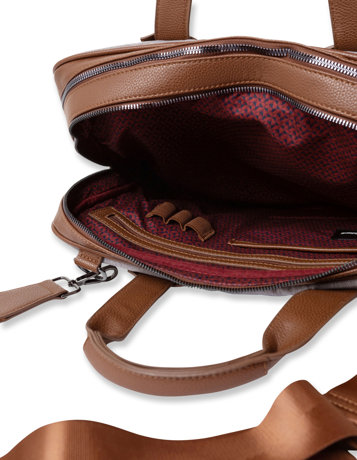Sac pour ordinateur bi-matières