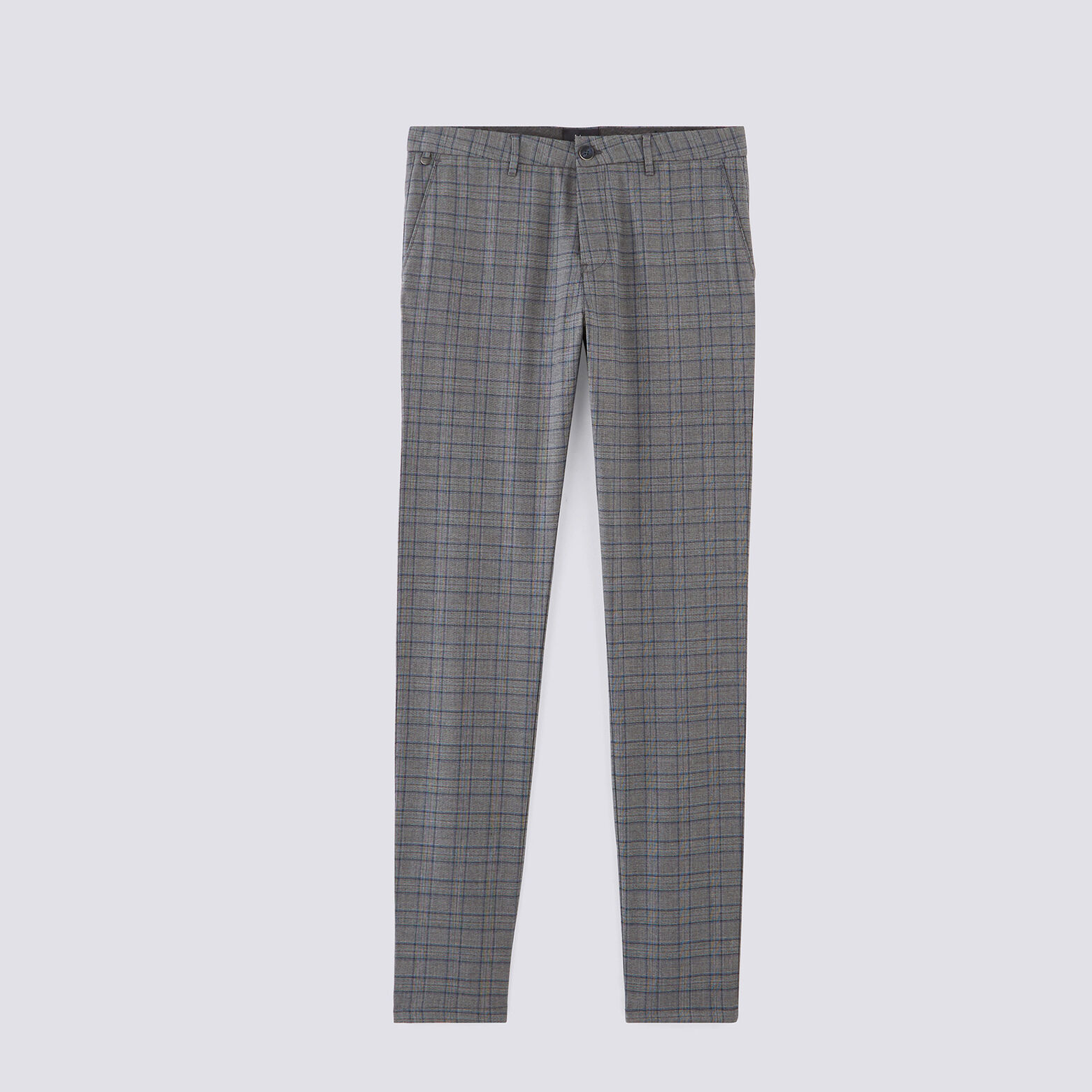 Pantalon chino à carreaux