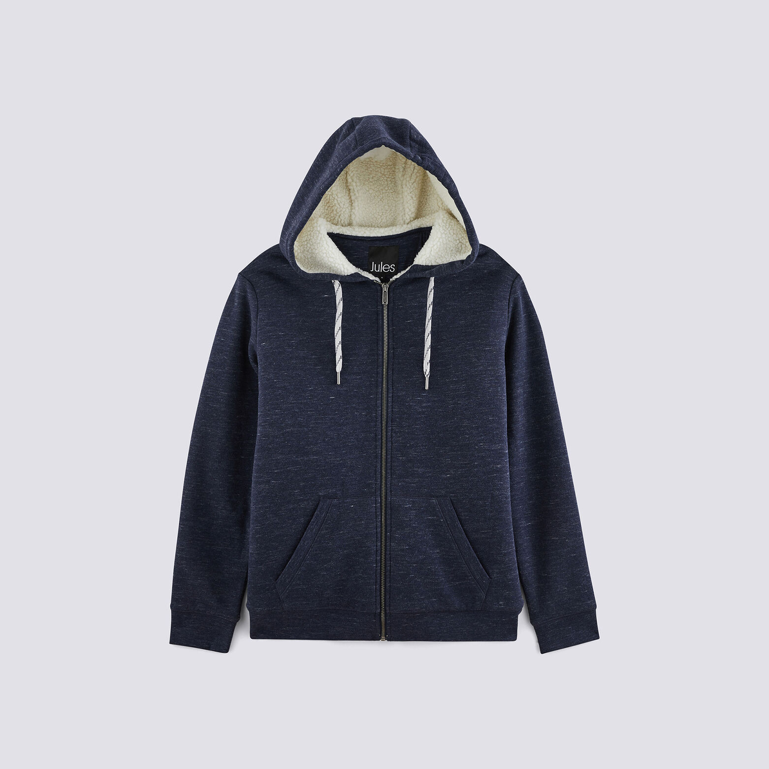 Gilet zippé doublé moumoute