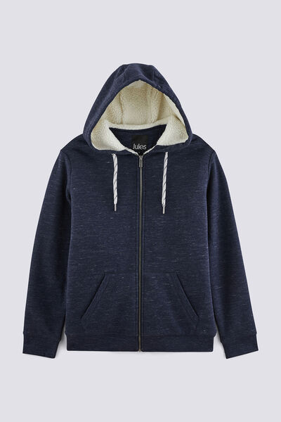 Gilet zippé doublé moumoute