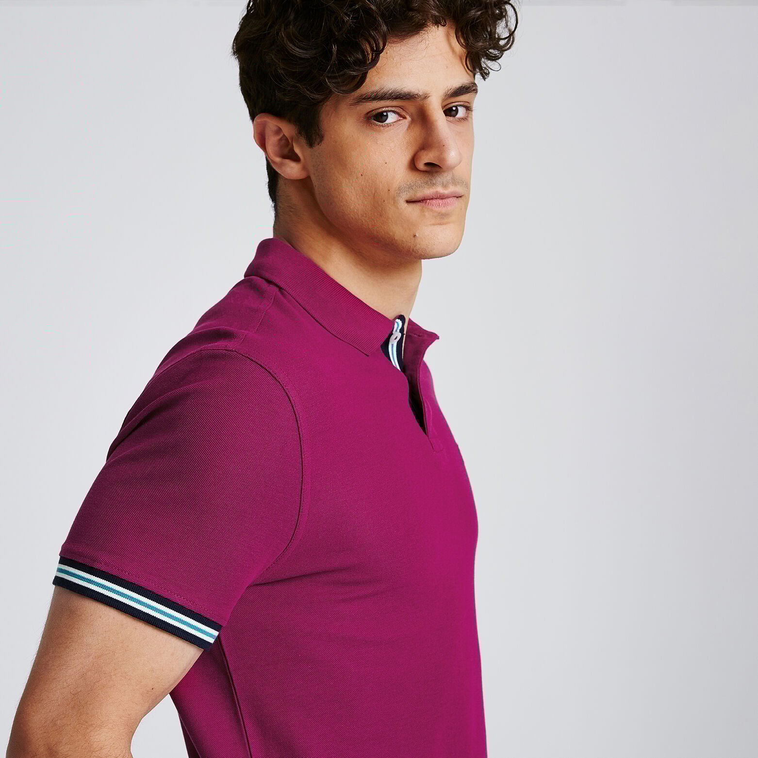 Polo manches courtes uni