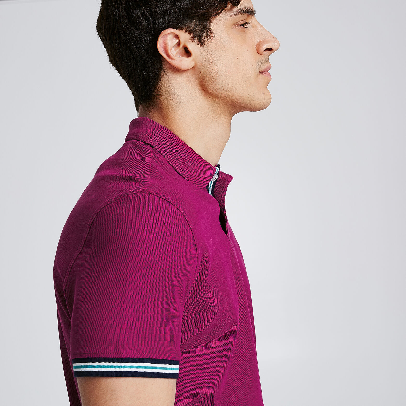 Polo manches courtes uni