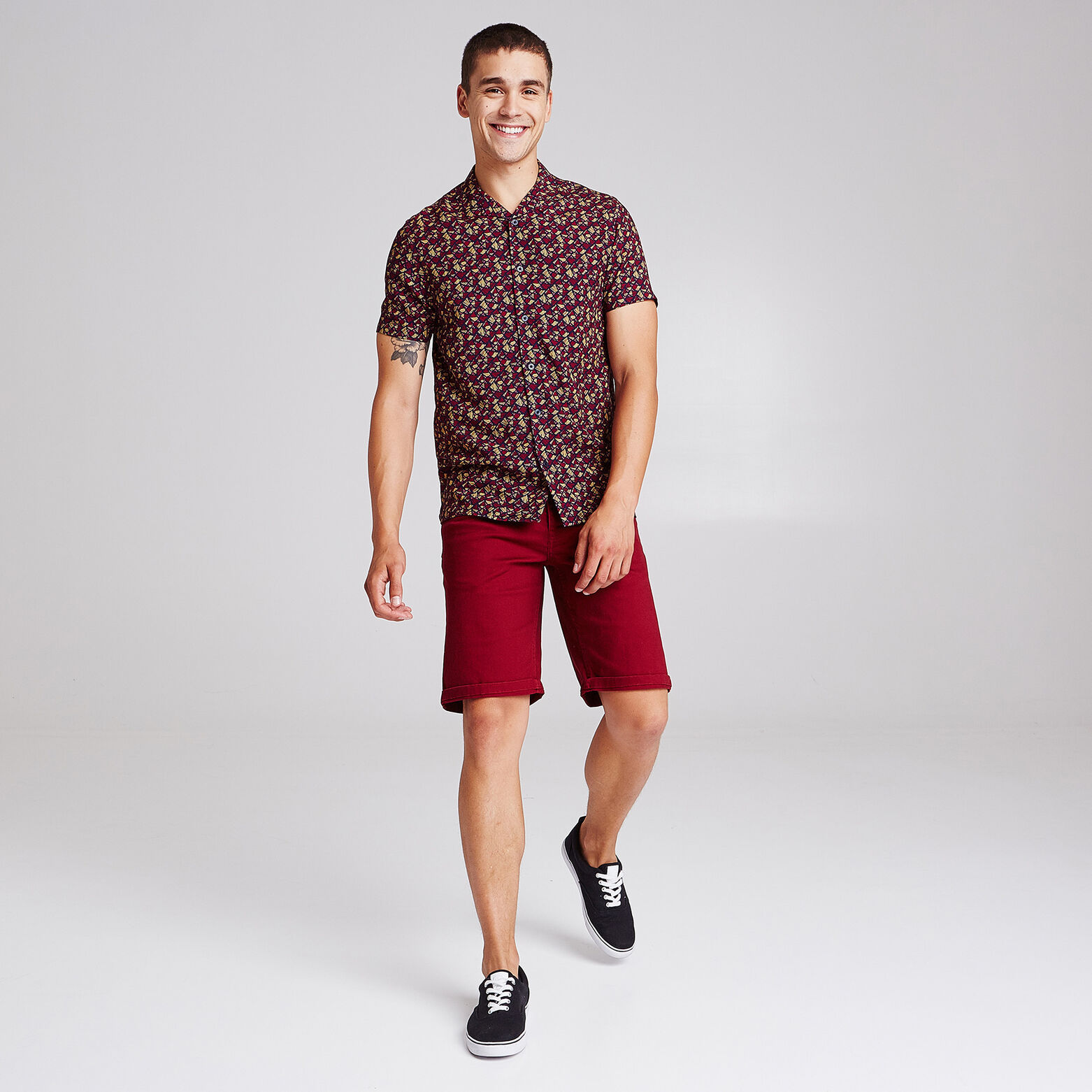 Bermuda 5 poches en twill