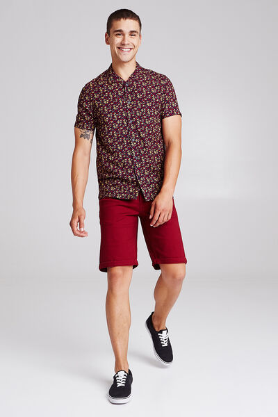 Bermuda 5 poches en twill