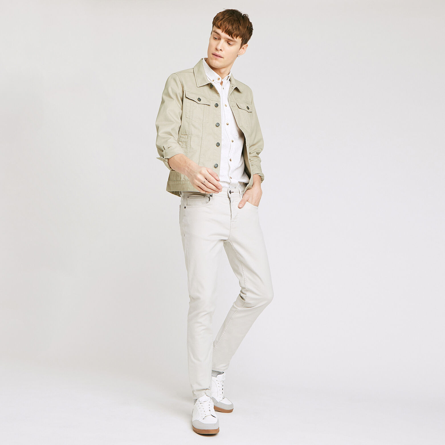 Blouson esprit denim