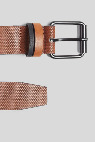 Ceinture homme embossée