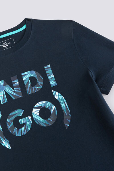 Tee shirt manches courtes message INDI(GO)