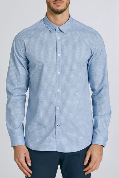 Chemise imprimée slim stretch
