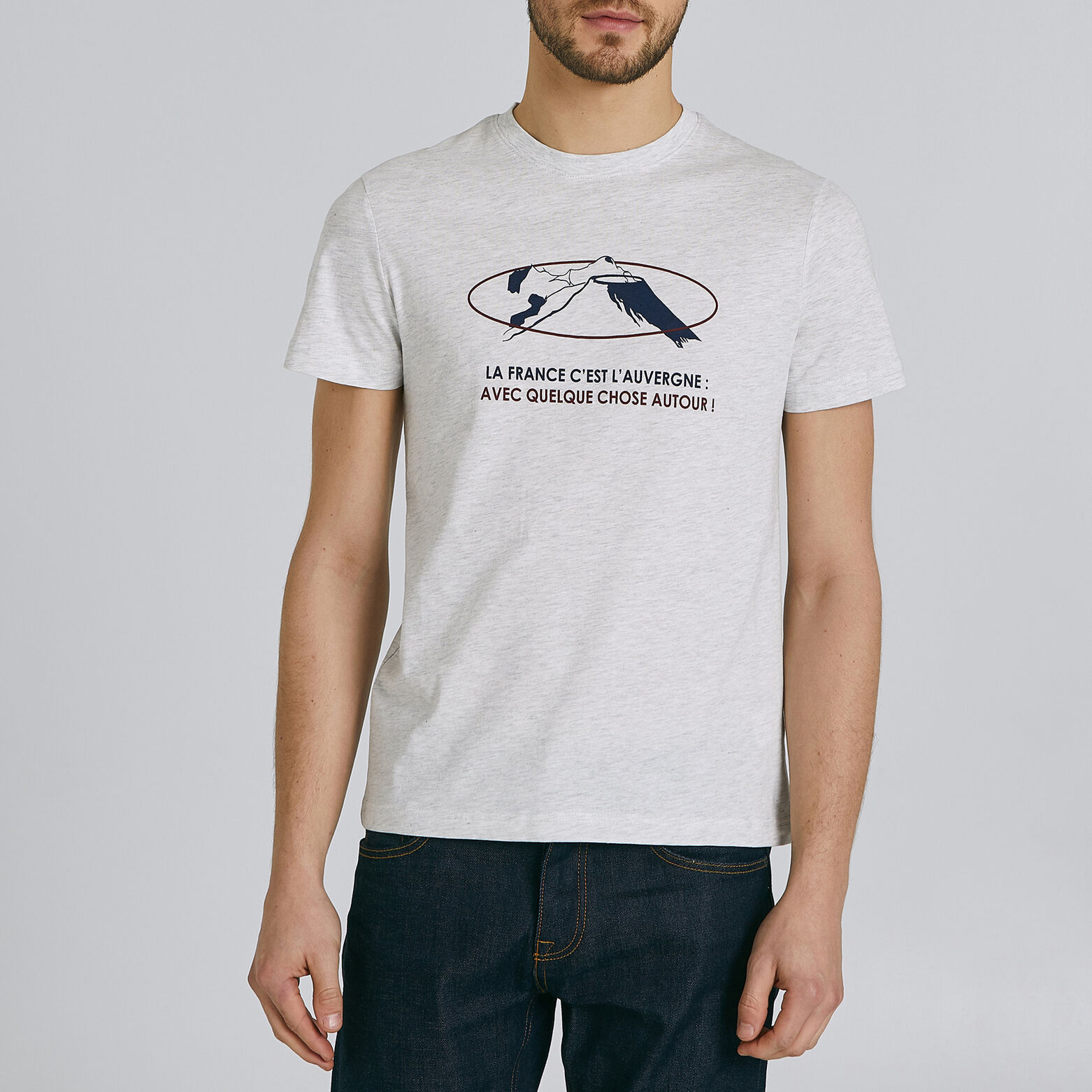 Tee shirt col rond Région AUVERGNE