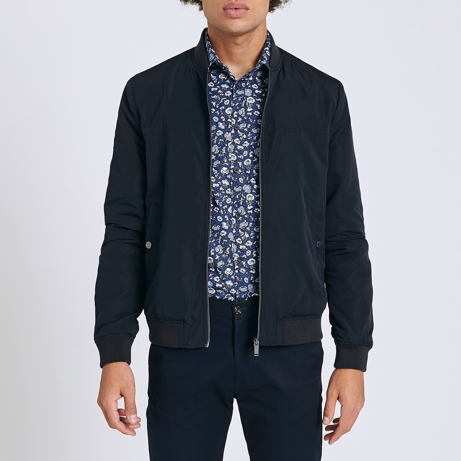Blouson bomber col teddy déperlant