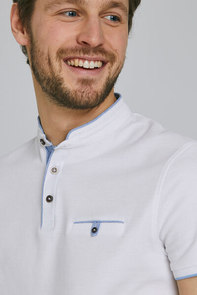 Polo manche courte col officier