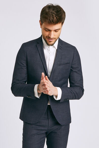 Veste de costume pied de puce EXTRASLIM