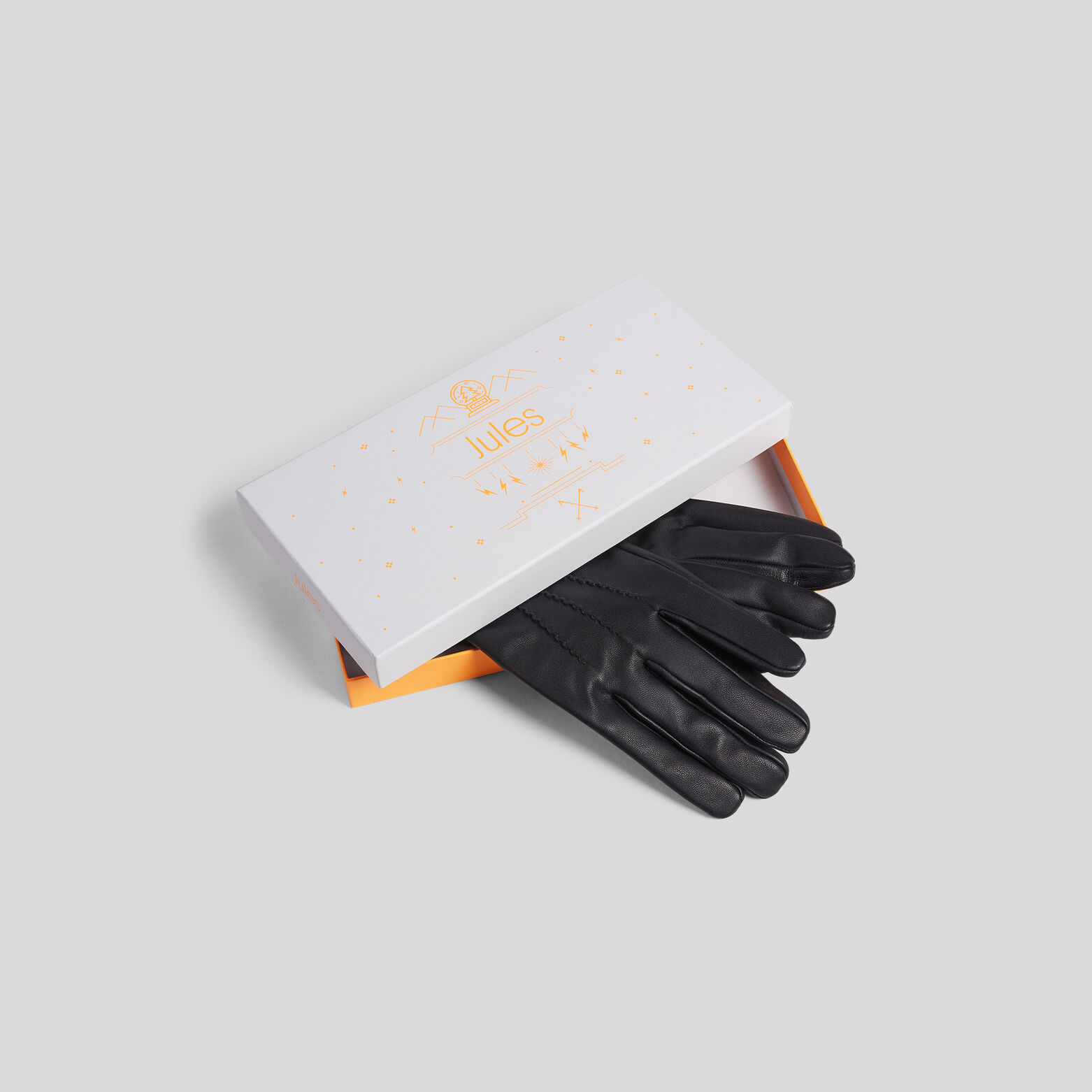 Gants cuir coffret Noël