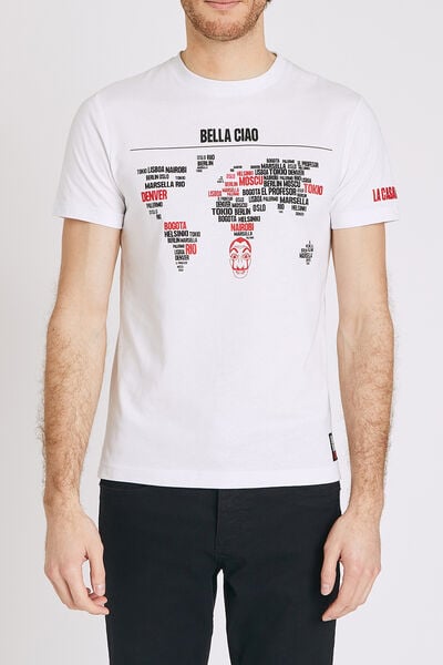 Tee shirt col rond NETFLIX La Casa de Papel