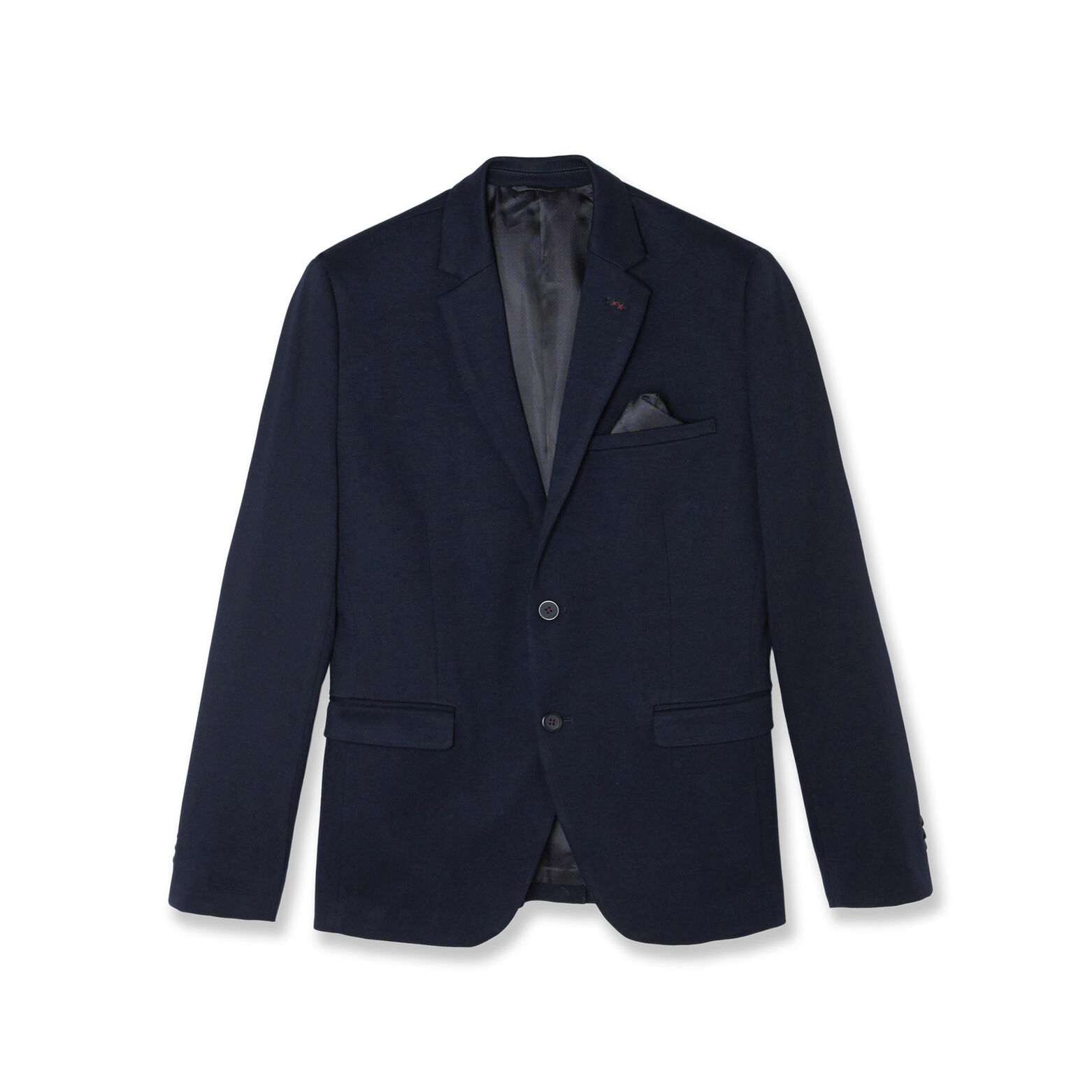 Veste blazer slim maille piquée