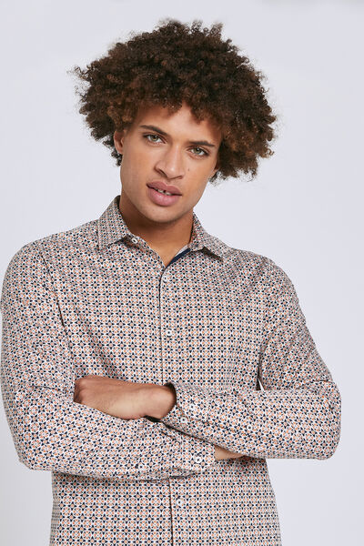 Chemise imprimée coupe slim