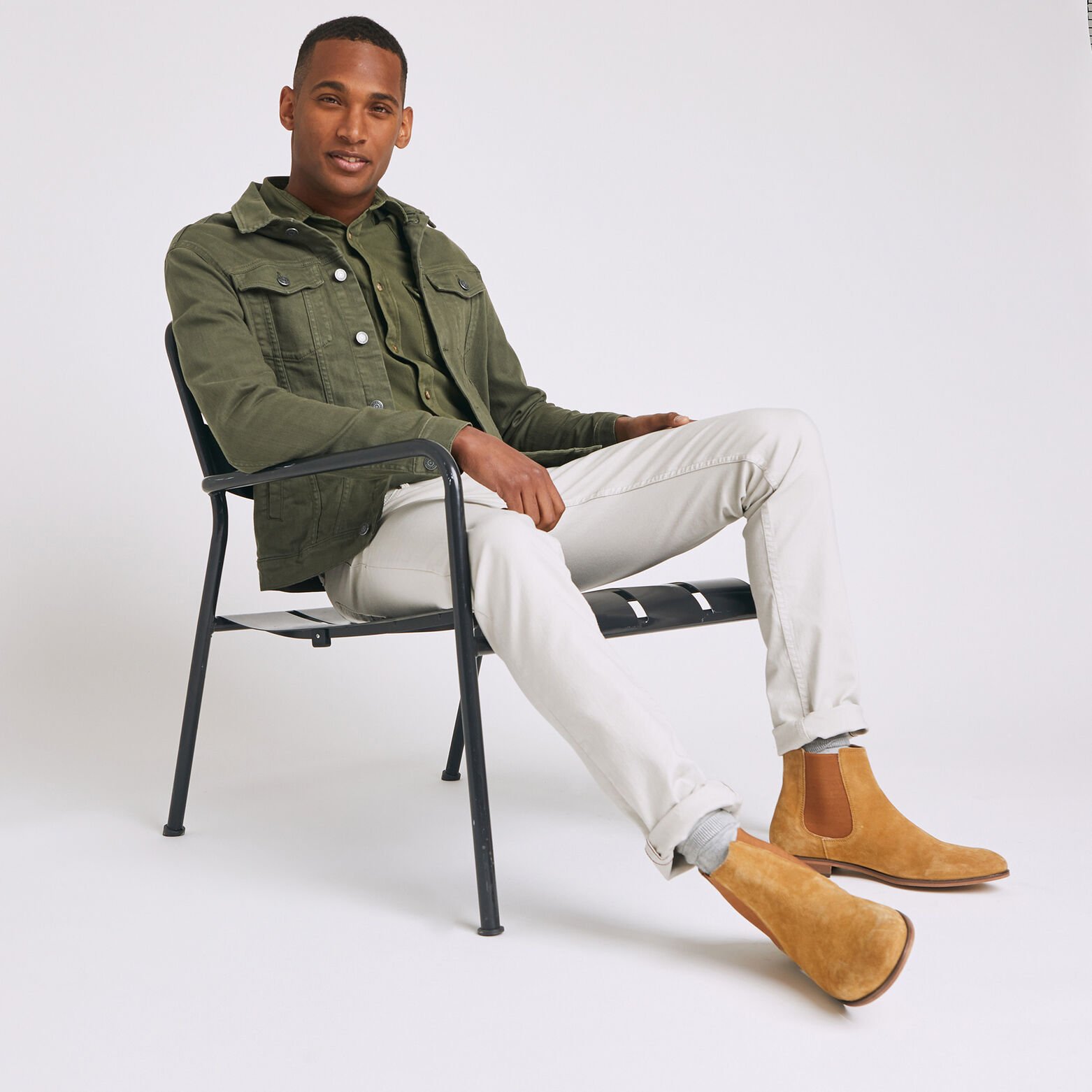 Blouson esprit denim