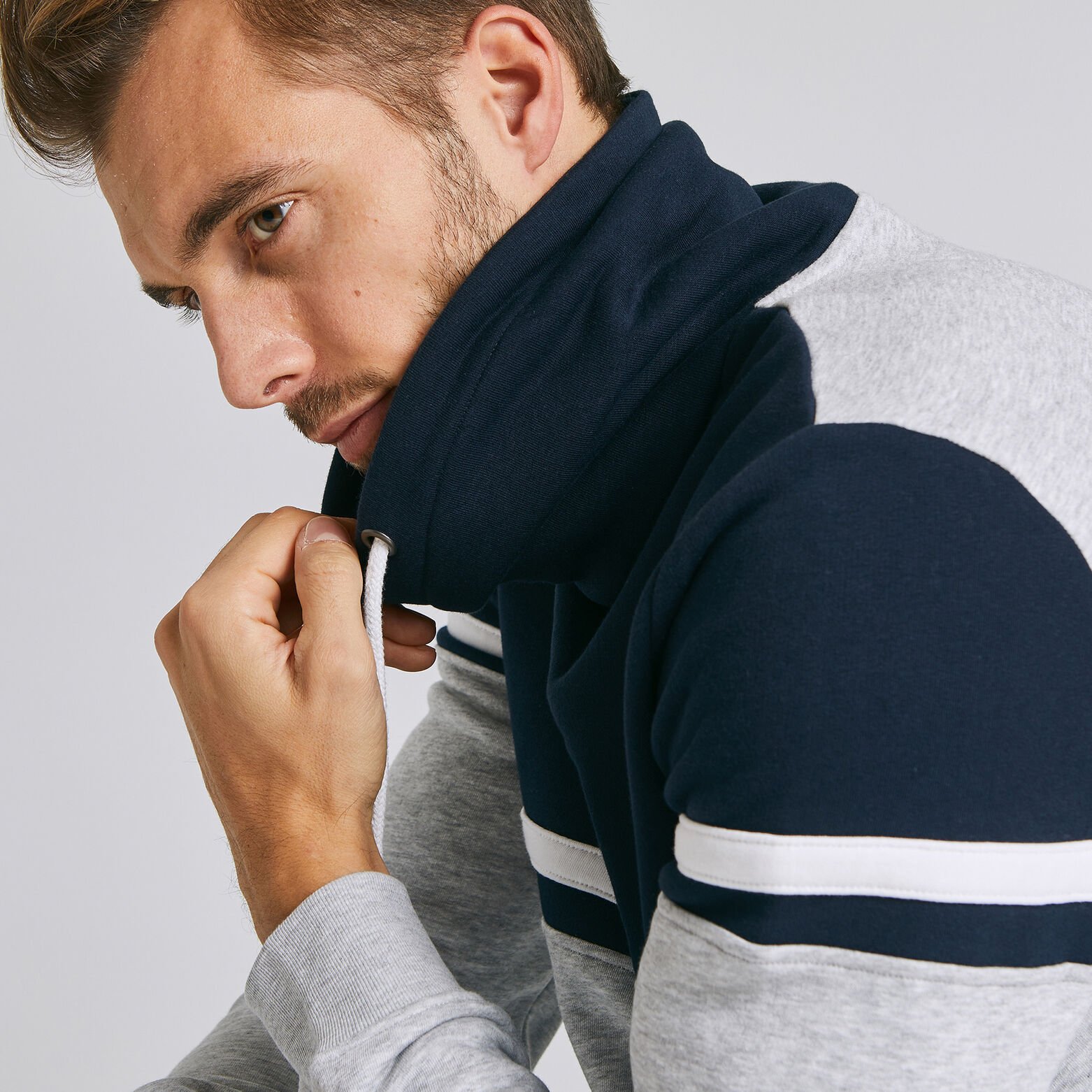 Sweat color block col snood