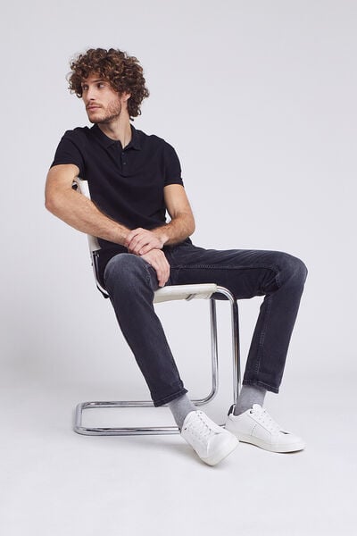Polo manches courtes uni