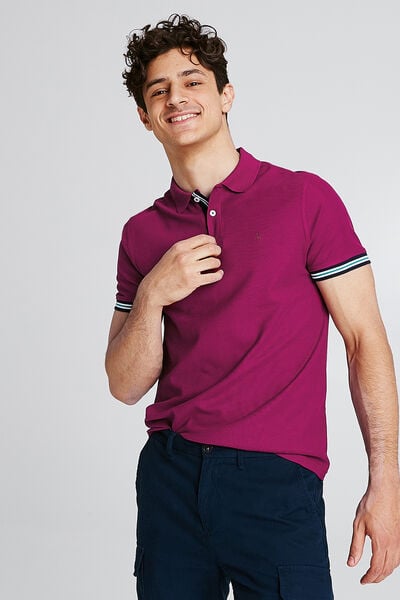 Polo manches courtes uni